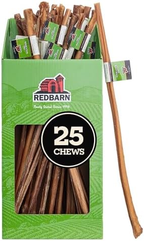 Redbarn Pet Products 24" Bully Sticks for Dogs 25-Count