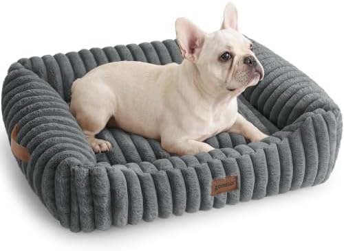 ZOMISIA Orthopedic Dog Bed for Medium Dogs with Washable Cover, 30x24''