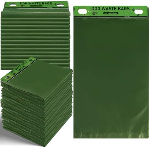 Ireer 5000 Pcs 5000 Pcs Dog Header Bags, Compatible with Stations, Green
