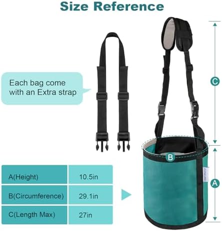 Horse Feed Bag for Grain, Breathable Muzzle Feed Bags for Horses, Universal Mesh Feedbag for Feeding Grain, Anti-Spill Design Feeder, Durable Nose Bag with Solid Bottom (Turquoise)