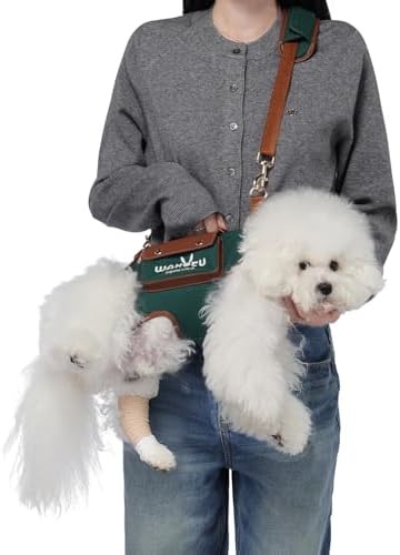 Wakytu Dog Lift Harness Dog Carrier Sling for Small Dogs & Cats,XS