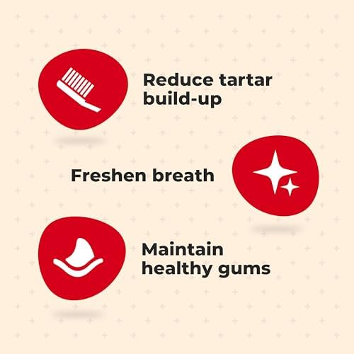 Milk-Bone Brushing Chews Fresh Mint Flavor Daily Dental Dog Treats, Mini, 18.9 Oz. Bag (Pack of 5)