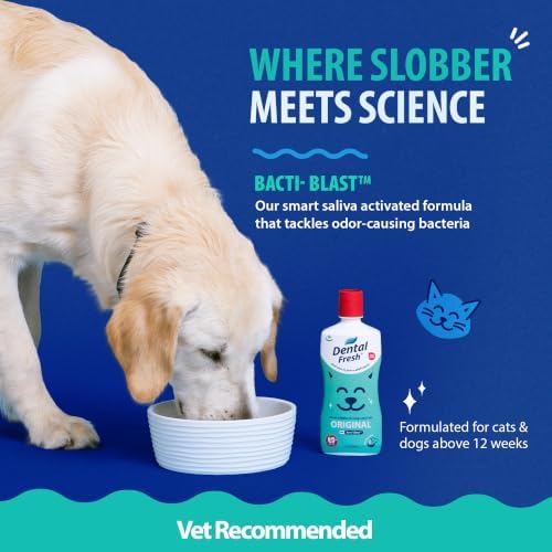 Dental Fresh Original Daily Care Water Additive for Dogs & Cats, 32 fl oz