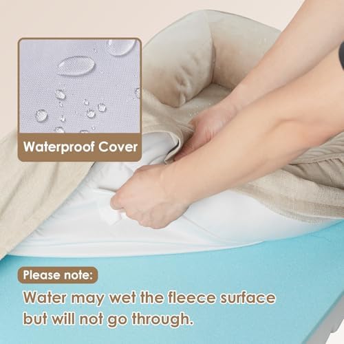 EHEYCIGA Orthopedic XXL Dog Bed, Waterproof Washable XL Big Pet Bed 48"