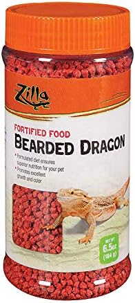 Zilla Bearded Dragon Extruded Food Pellets 6.5 Ounces (Pack of 2)