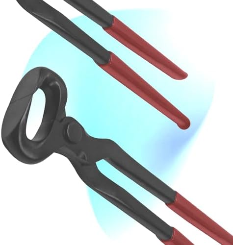 14" Vinyl Hoof Nipper, Carbon Steel & Chrome Vanadium Farrier Tool for Horses – Durable, Sharp & Rust-Resistant