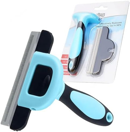 Deshedding Brush for Dogs & Cats, Stainless Steel Pet Brush