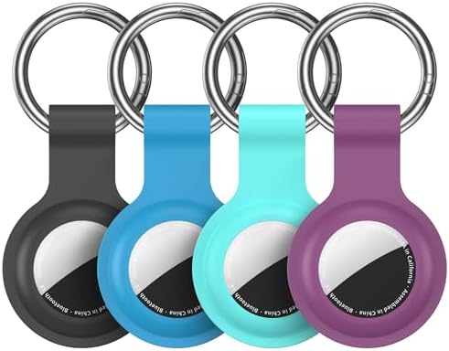 Compatible for AirTag Holder Keychain for Apple Air Tag 1st&2nd Generation