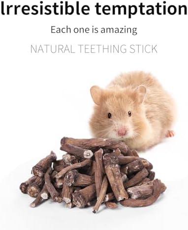 Niteangel Hamster Snack & Treats Toy: Dried Dandelion Roots No Additive