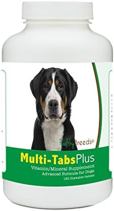 Healthy Breeds Greater Swiss Mountain Dog Multi-Tabs Plus Chewable Tablets 180 Count