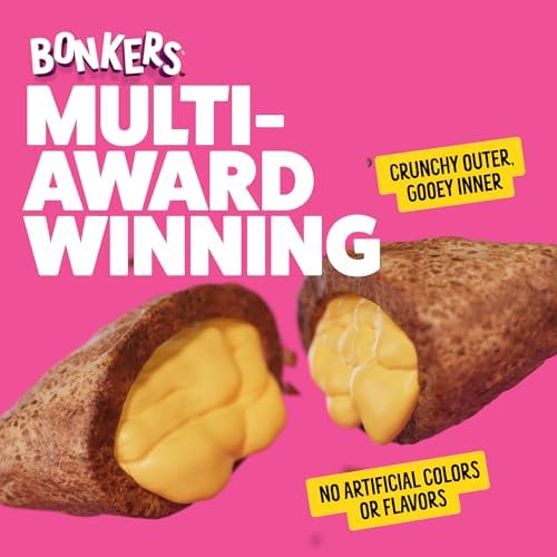 Bonkers Bites Paw Lickin Grain-Free Chicken Crunchy Cat Treats, 30 oz tub