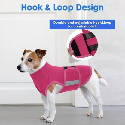MIGOHI Dog Anxiety Relief Coat,XL, Rosered