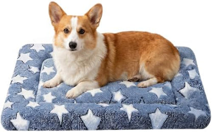 Dog Bed Mat - Reversible Dog Crate Bed Mats, Soft & Breathable Kennel Pad, Durable Crate Bed for Small Medium Large Dogs & Cats