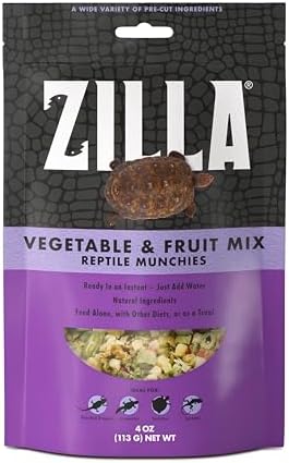 Zilla Reptile Munchies Vegetable and Fruit Mix 4 oz.
