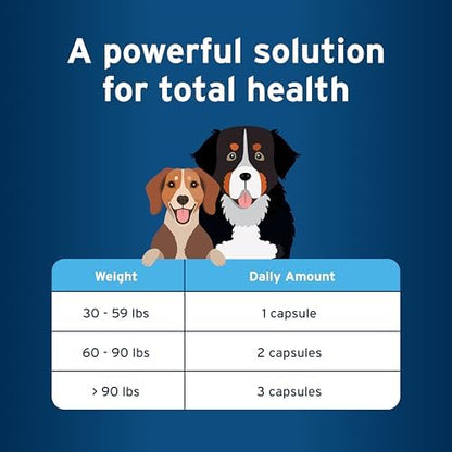 Pet Protect Omega-3 Supplement for Medium & Large Dogs, 60ct