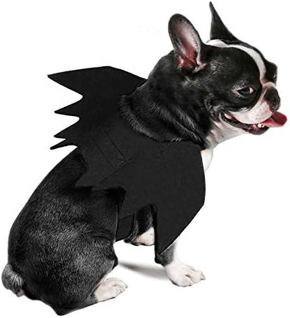 Rypet Dog Bat Costume, Cat Bat Wings Halloween Pet Costume Cosplay Party S