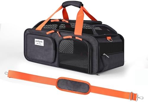 pidipiti 18.5x13x9 top Expandable pet Carrier, for Southwest Airlines