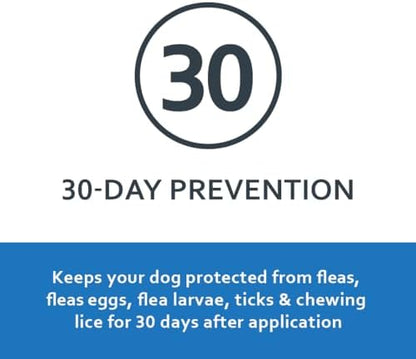 Sentry Fiproguard for Dogs, Flea and Tick Prevention for Dogs (23-44 Pounds), Includes 3 Month Supply of Topical Flea Treatments