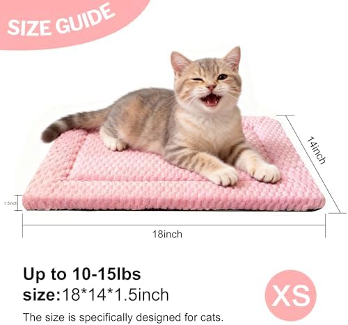 Dog Bed Mat – Soft & Comfortable Dog Kennel Pad for Crate – Durable Crate Bed & Mat for Dogs & Cats