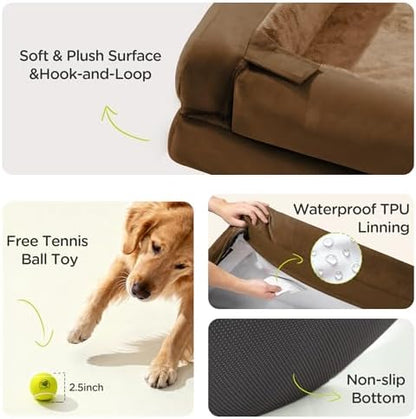 Waterproof Orthopedic Dog Bed for Medium Large Sized Dogs