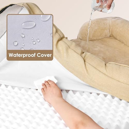 EHEYCIGA Orthopedic Dog Beds Large Sized Dog, Waterproof Washable Pet Bed