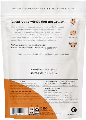 Crumps' Naturals Sweet Potato For Pets, 5.6-Ounce