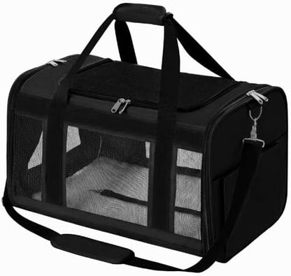 Extra-Large Cat Carrier, Soft-Sided Collapsible Pet Carrier up to 22 lbs