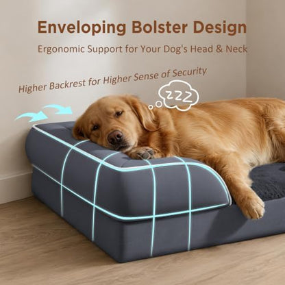 Comfort Expression Waterproof Orthopedic Dog Beds for Large Sized Dog