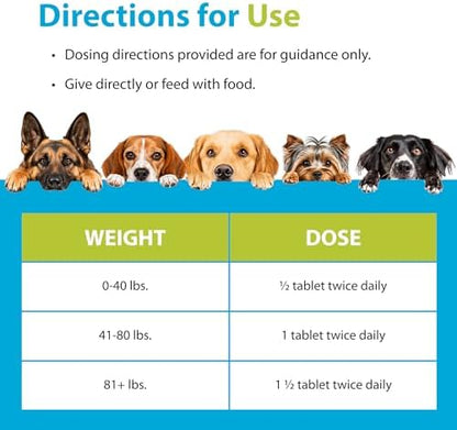 PRN Pharmacal Duralactin Canine Chewable Tablets, Vanilla, 180 Count