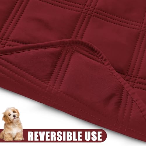 Smiry Waterproof Dog Bed Cover, Reversible Pet Blanket for Sofa Couch