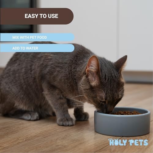 100% Pure L-Lysine Powder for Cats–No Flavors, No Fillers or Preservatives–1,000mg per Scoop–Immune, Respiratory & Eye Support–Sneezing, Runny Nose & Cold Symptoms (500g)