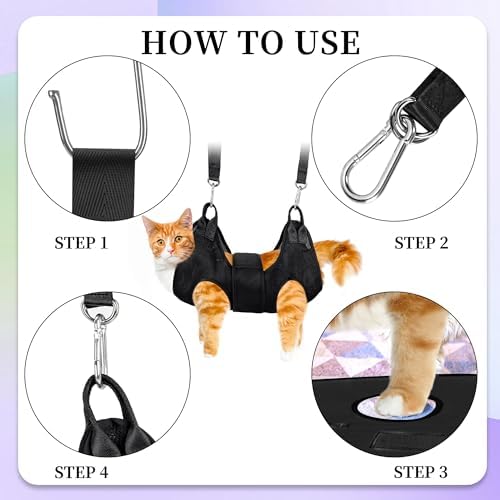 PatiencET Cat Grooming Hammock Kit