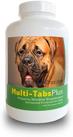 Healthy Breeds Bullmastiff Multi-Tabs Plus Chewable Tablets 180 Count