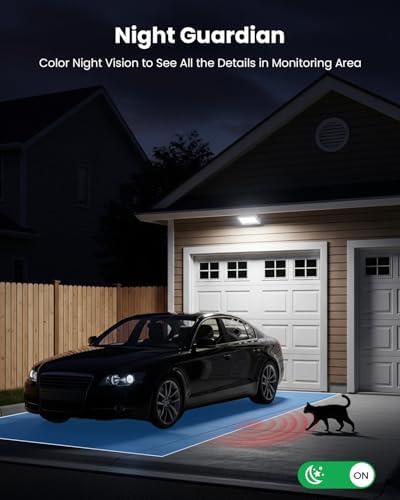 VIZIUUY 3MP Solar Security Cameras Wireless Outdoor, IP66 Weatherproof