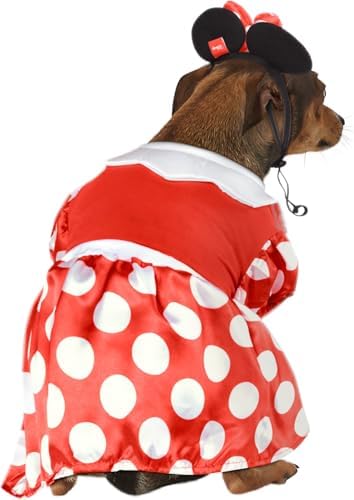 Rubies at Party City Disney: Minnie Mouse Pet Costume for For Dogs or Cats by Rubies, Medium