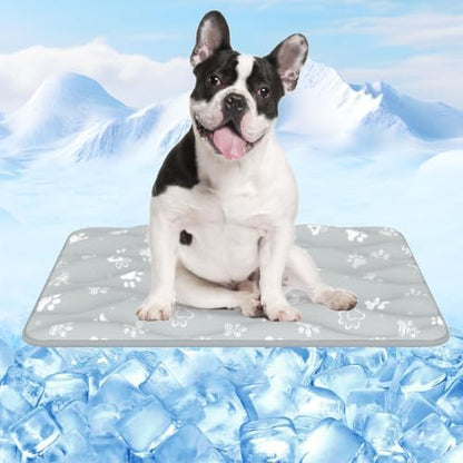 Rywell 30x20in Dog Cooling Mat with One-Way Moisture & Arc-Chill 3.0
