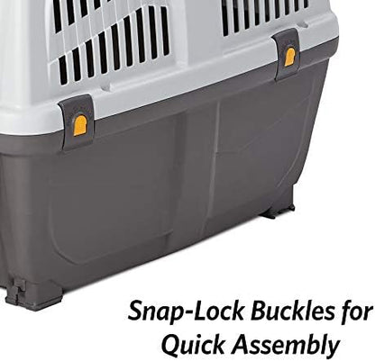 Skudo by MidWest 27-Inch Travel Carrier, Gray, Fits Pets up to 30 lbs