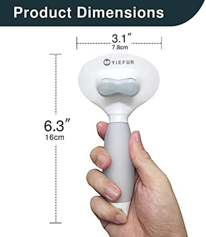 Cat Brush for Shedding, Self Cleaning Brush for Long & Short Hair Cats
