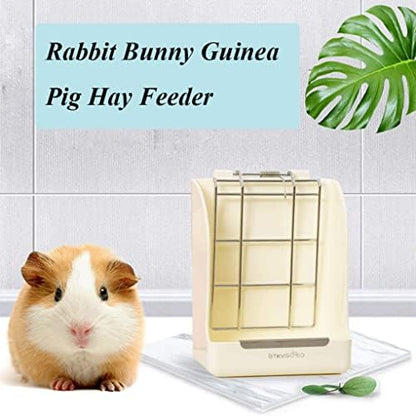 Rabbit Hay Feeder, Large Capacity Bunny Hay Rack for Rabbits, Guinea Pigs, Chinchillas, Small Animals, Hay Dispenser