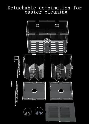 Aquarium Breeder Box, Isolation Hatchery for Small Fish Fry Hatchery