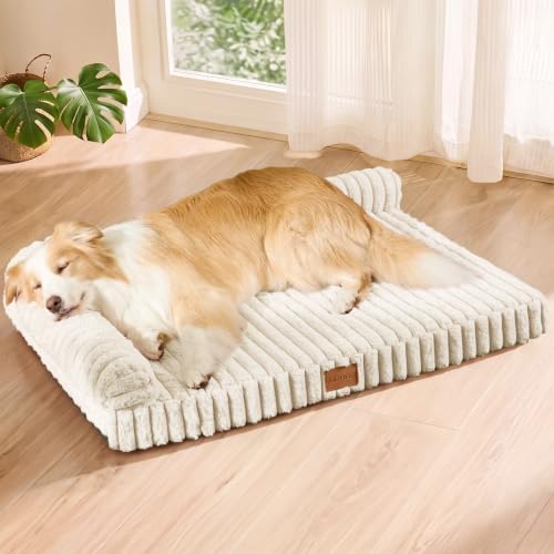 Orthopedic Large Dog Bed Furry Pet Bed, Washable Cover 42''X28''
