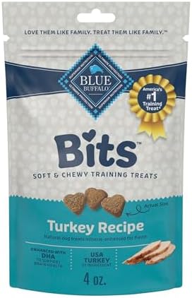 Blue Buffalo Bits Turkey Training Treats, 4 oz