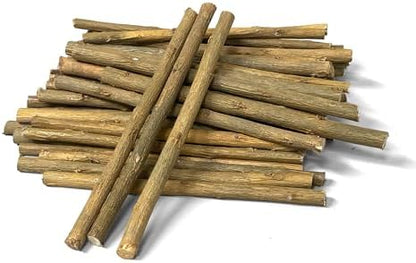 Rabbit Hole Hay - All Natural Willow Chew Sticks for Small Pets - 10 lb Box - Bulk Pack, Dental Health