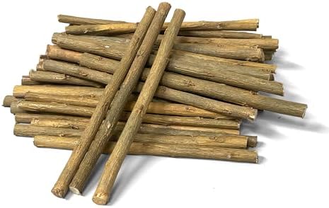 Rabbit Hole Hay - All Natural Willow Chew Sticks for Small Pets - 4 oz - Dental Health & Enrichment