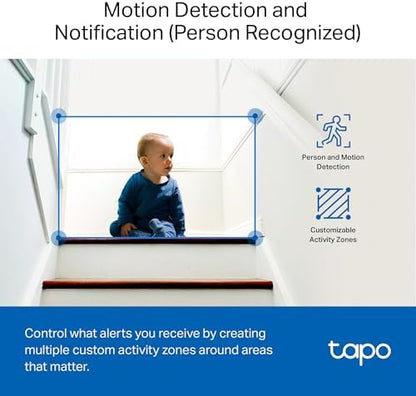 Tapo 1080P Indoor Security Camera, Baby Monitor, Dog Camera, C101(4-Pack)