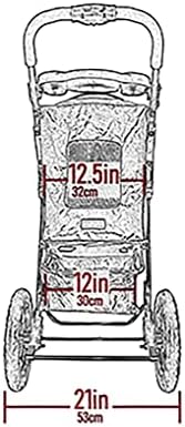 Pet Gear No-Zip AT3 Pet Stroller for Cats/Dogs, Sea Salt