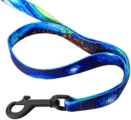 Wolfgang React Dog Leash Starrywolf Print Large