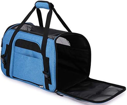 EliteField Soft-Sided Pet Carrier for Cats & Small Dogs (3-Year Warranty)