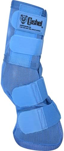 Cashel Crusader Horse Fly Leg Guards Warmblood Blue