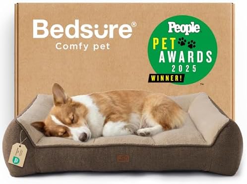 Bedsure SupportMax™ Extra Thick Orthopedic Dog Bed Medium Size Dog